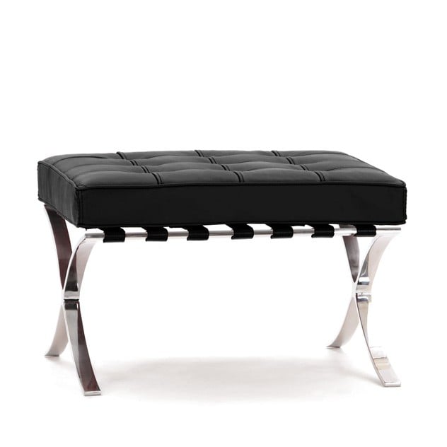 Ludwig Mies vd Rohe style, Ottoman Barcelona Pavillion black