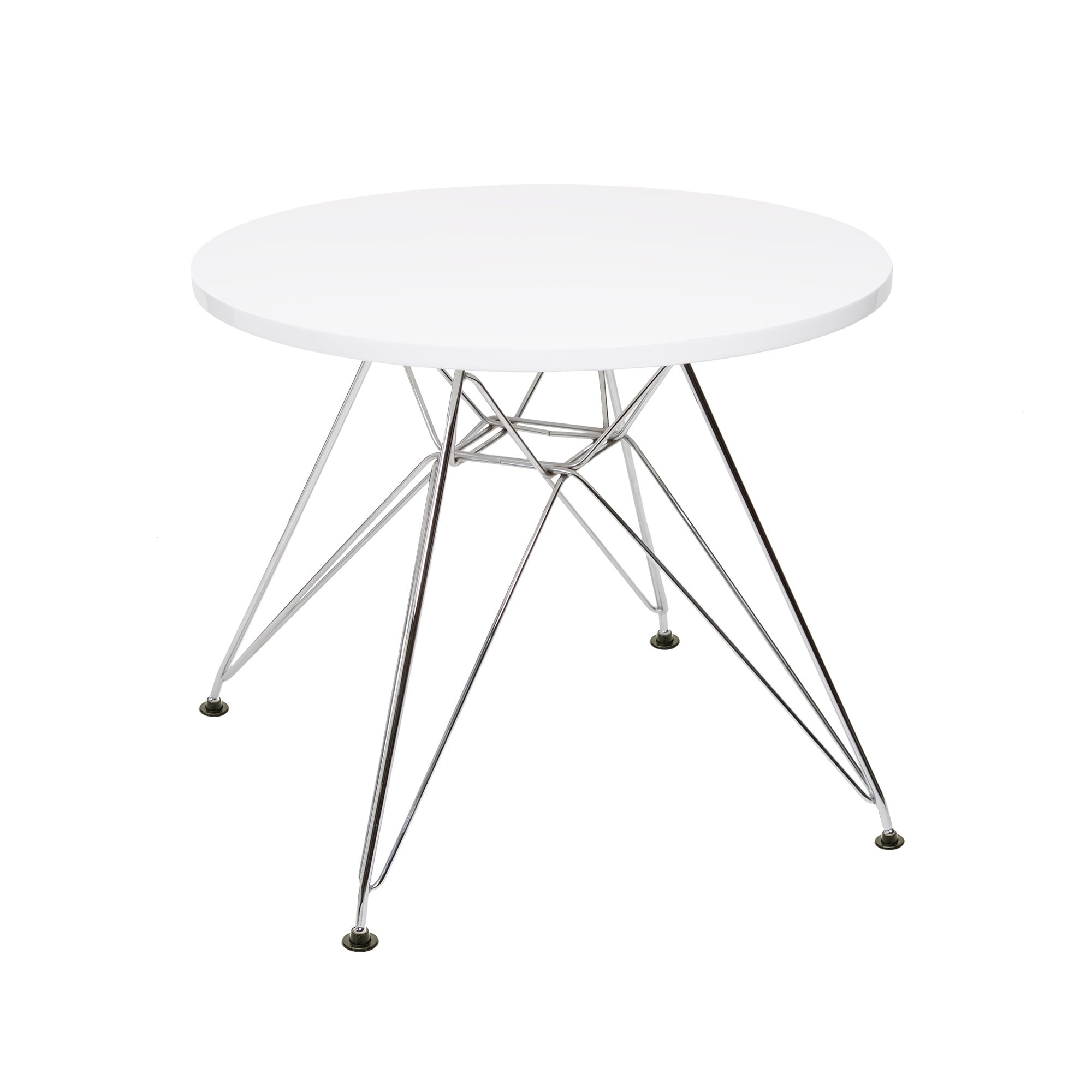 Charles Eames style, Children's table CTR junior round white