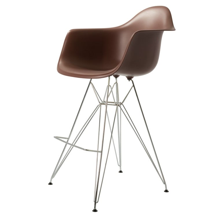 Charles Eames style, Barstool DAR PP choco