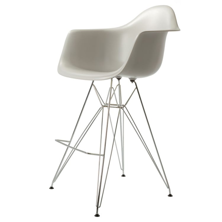 Charles Eames style, Barstool DAR PP lightgrey