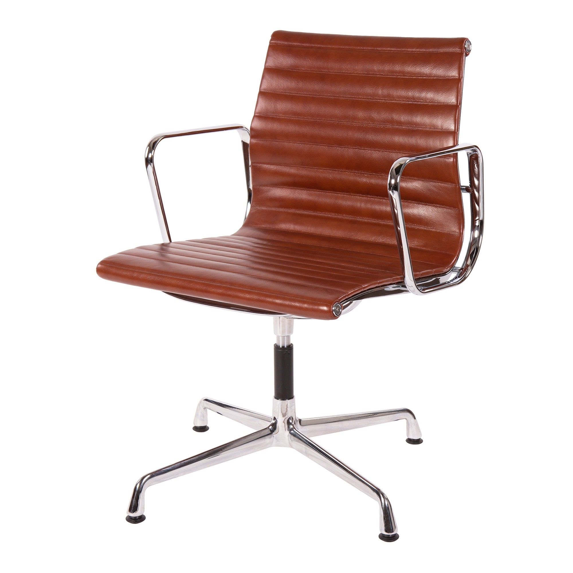 Charles Eames style, Conference chair EA108 Leather antique