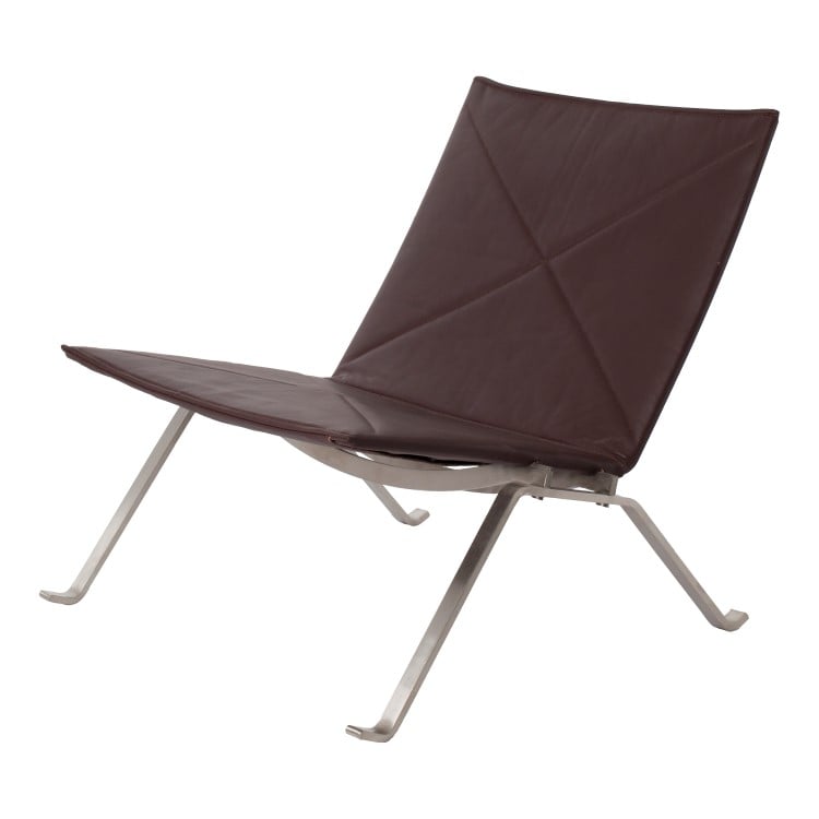 Poul Kjaerholm style, Lounge chair PK22 brown
