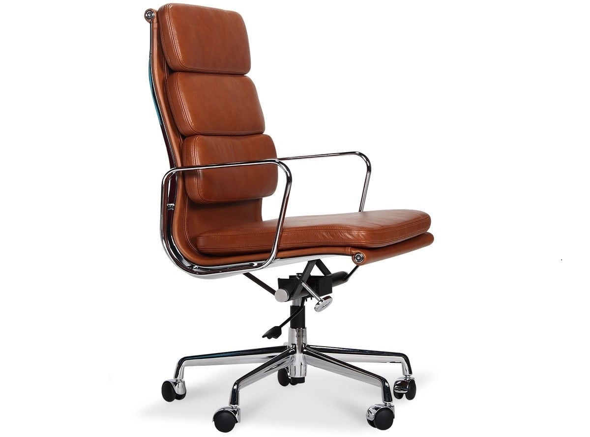 Charles Eames style, Executive chair EA219 Leather antique