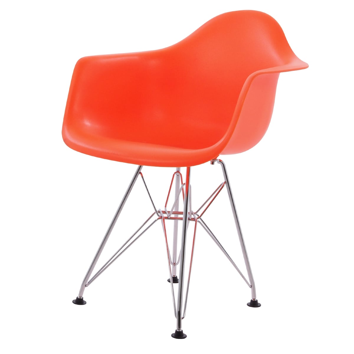 Charles Eames style, Children's chair DAR Junior neon orange