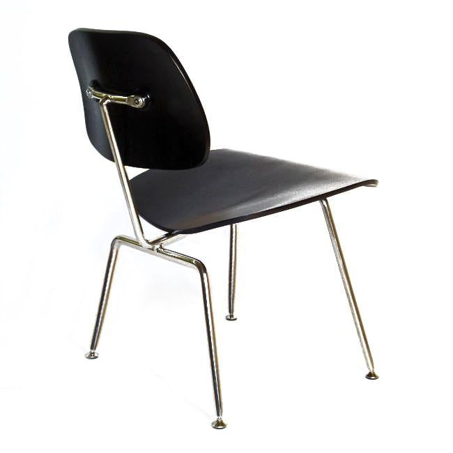 Charles Eames style, Dining chair DCM black