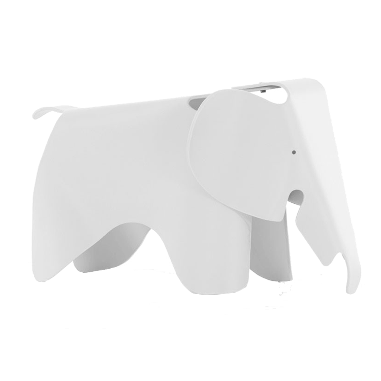 Charles Eames style, Elephantchair Elephant Junior white