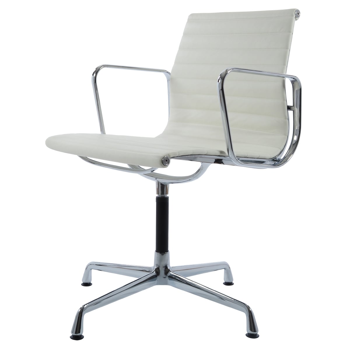 Charles Eames style, Conference chair EA108 Leather cream