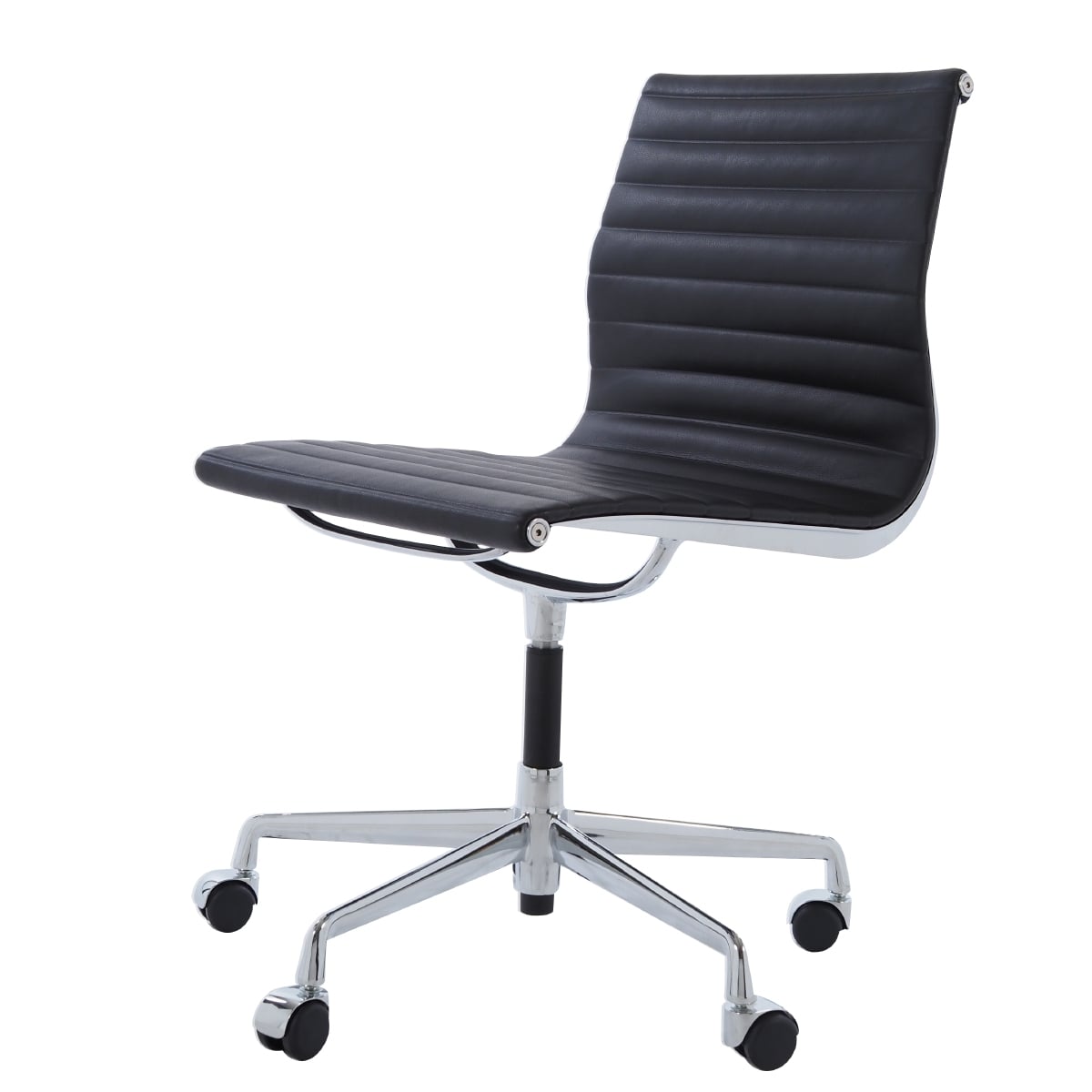 Charles Eames style, Conference chair EA105 Leather black