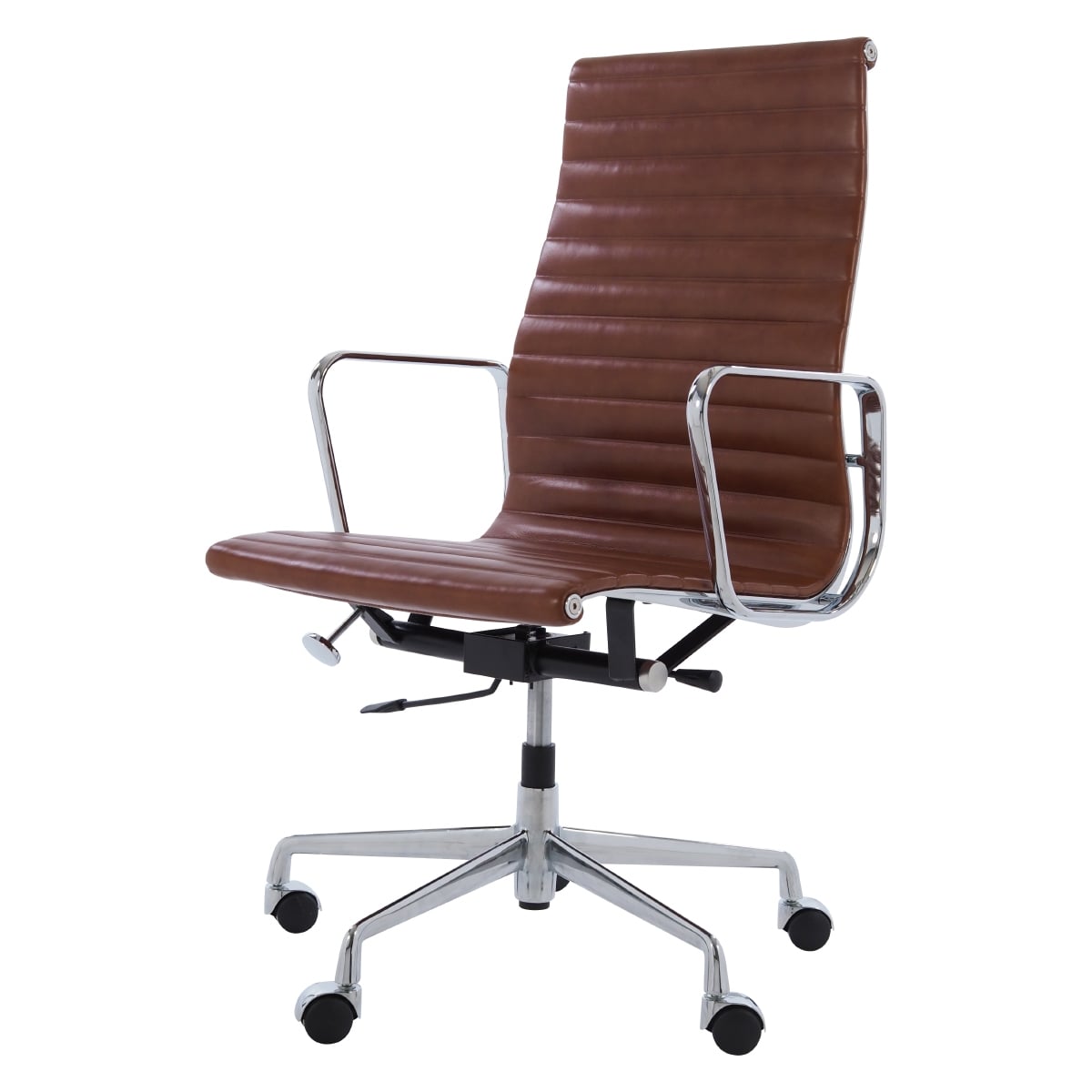 Charles Eames style, Office chair EA119 Leather antique