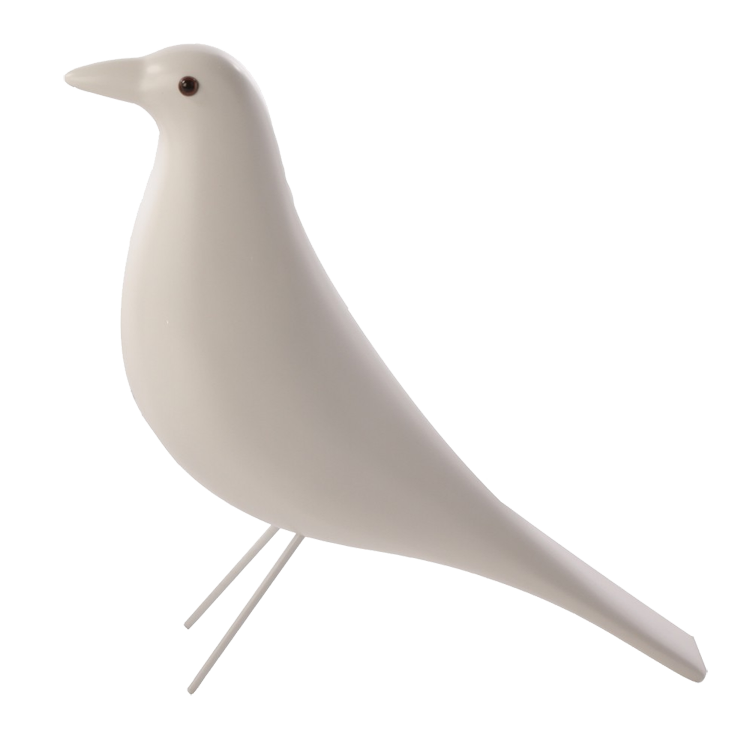 Charles Eames style, Decoration Housebird white