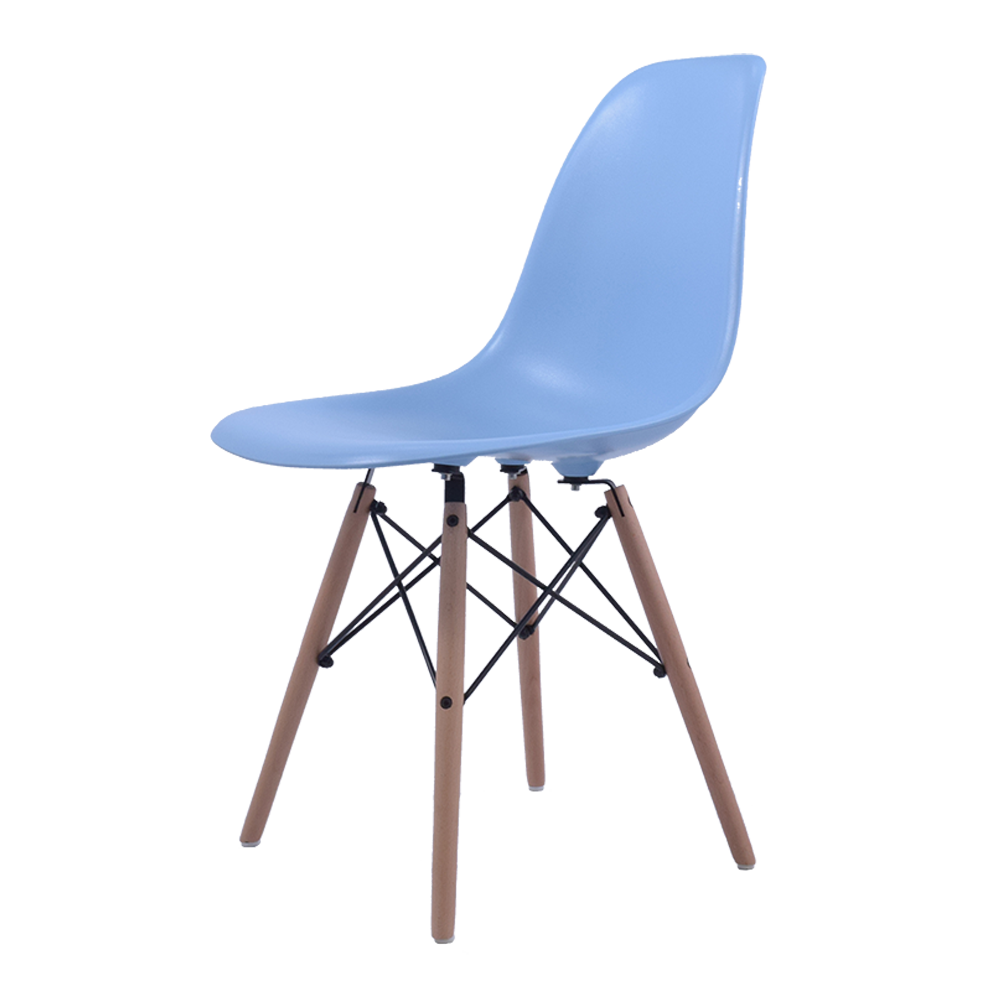 Charles Eames style, Dining chair DSW ABS lightblue