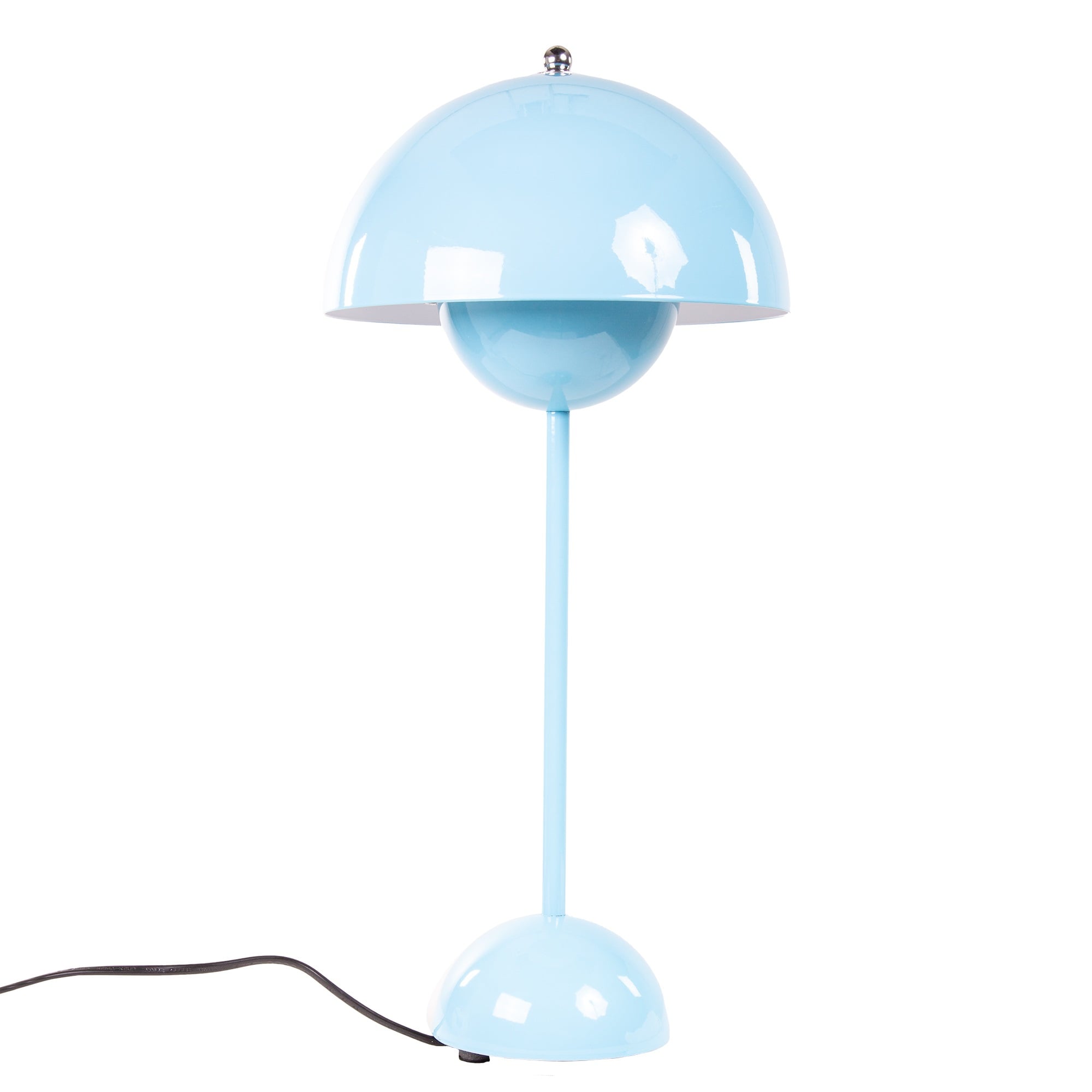 Verner Panton style, Table light Flower Pot VP3 Light Blue