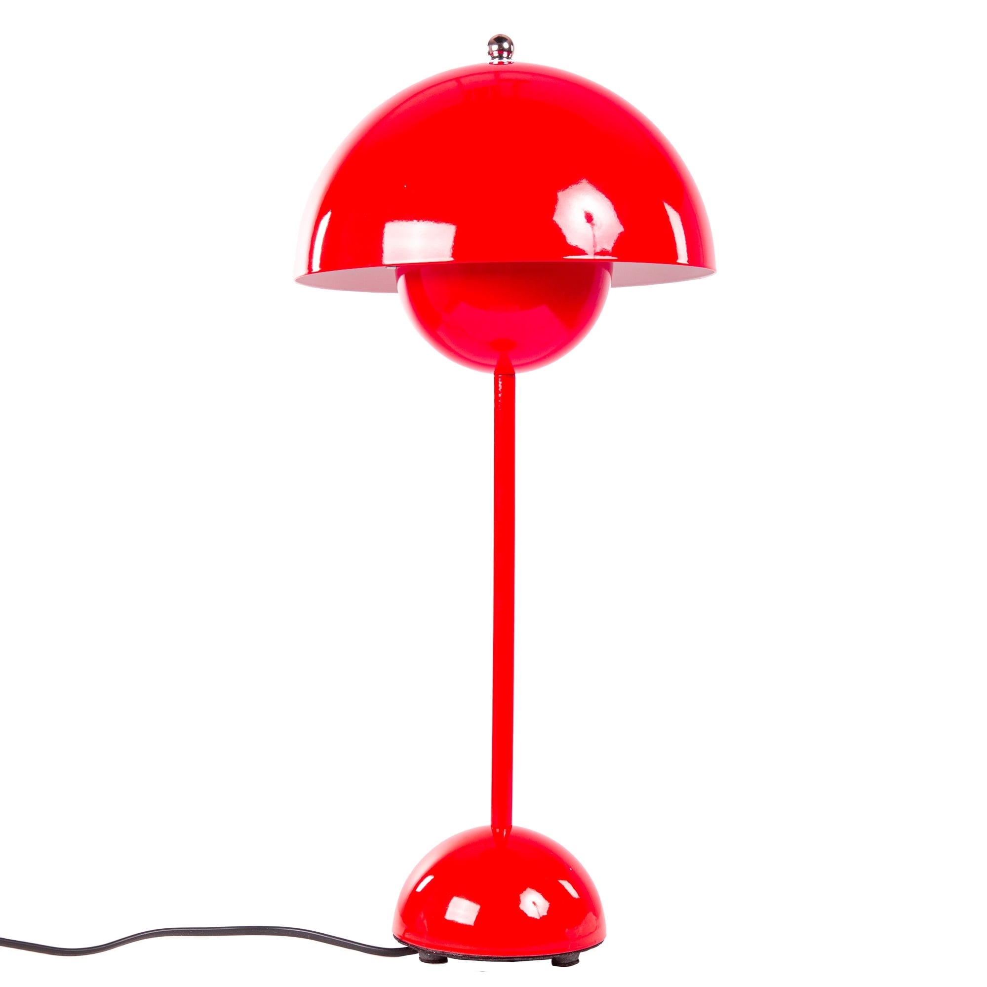 Verner Panton style, Table light Flower Pot VP3 red