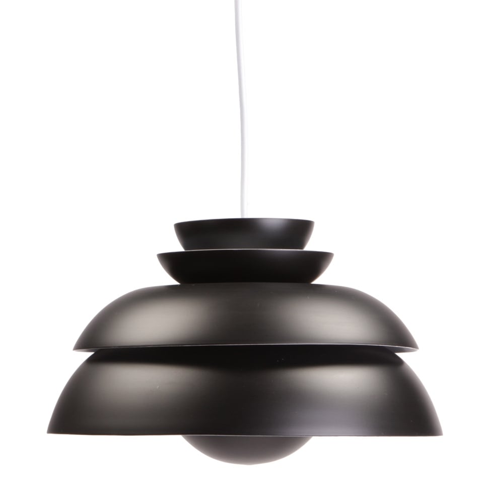Verner Panton style, Pendant light Concert P1 black