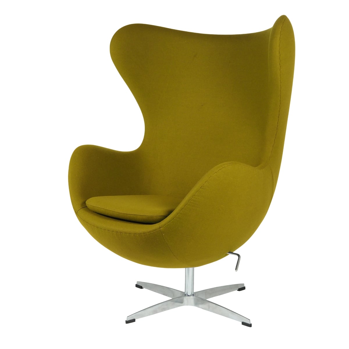 Arne Jacobsen style, Lounge chair Egg chair Cashmere olivegreen
