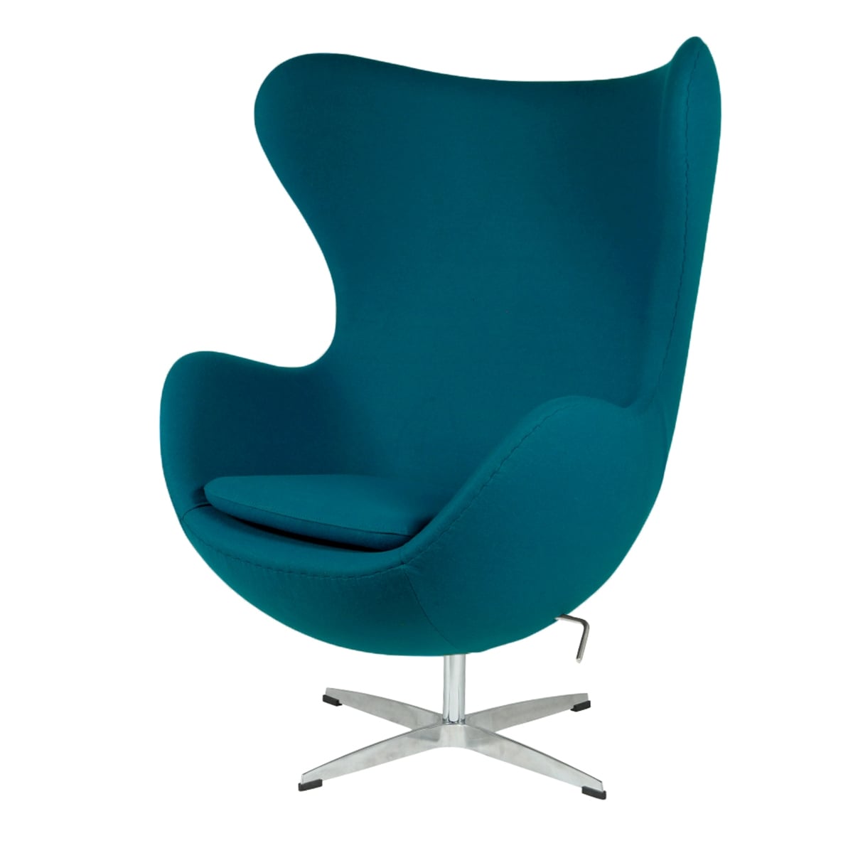 Arne Jacobsen style, Lounge chair Egg chair Cashmere blue