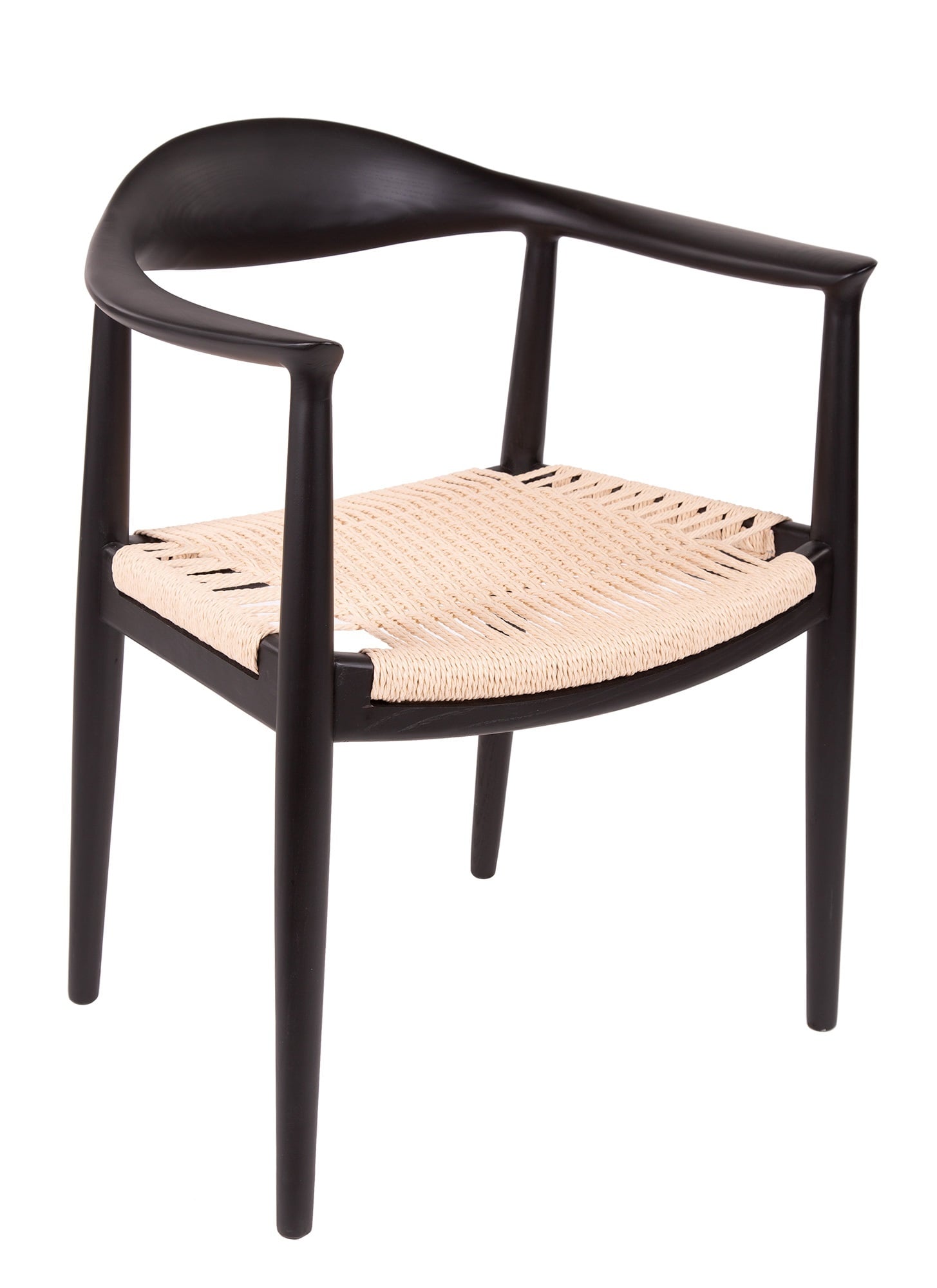 Wegner style, Dining chair kennedy chair black natural