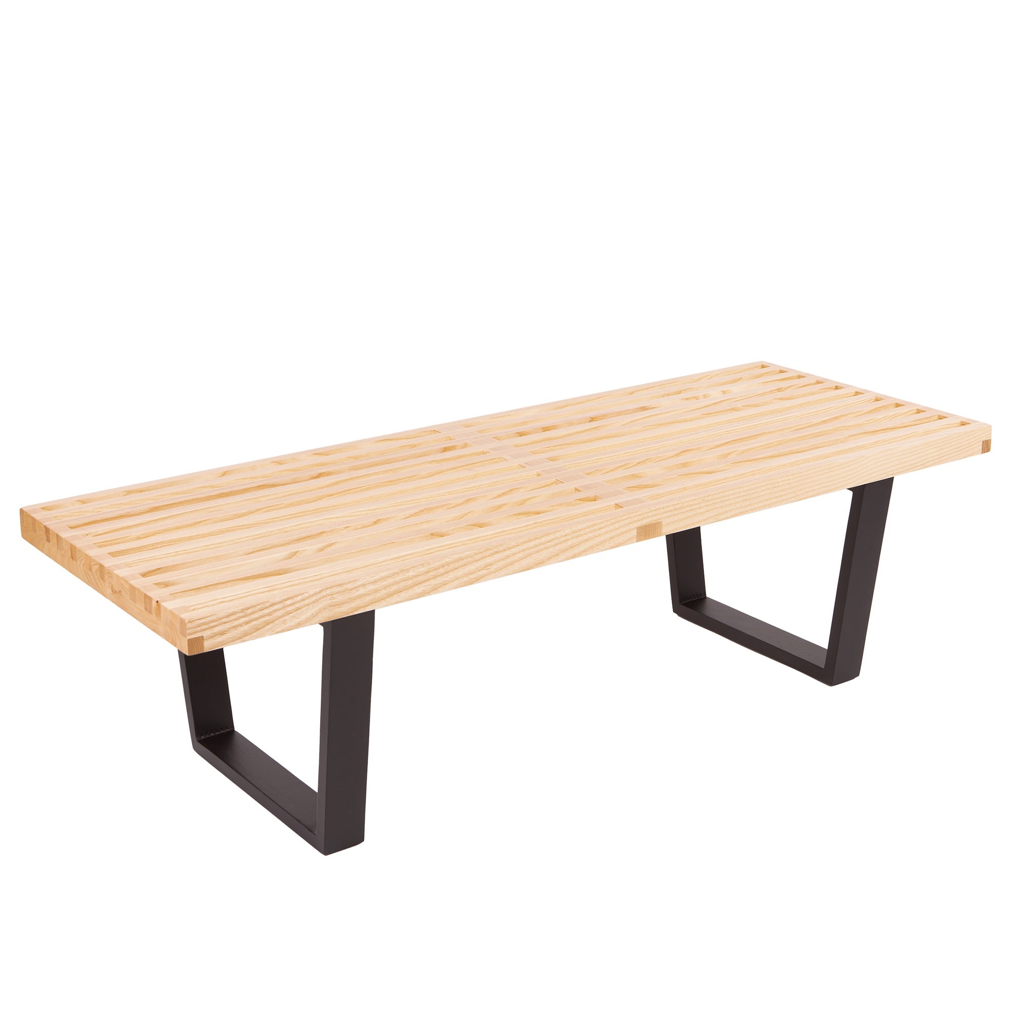George Nelson style, Bench Nelson Bench Oak 123cm