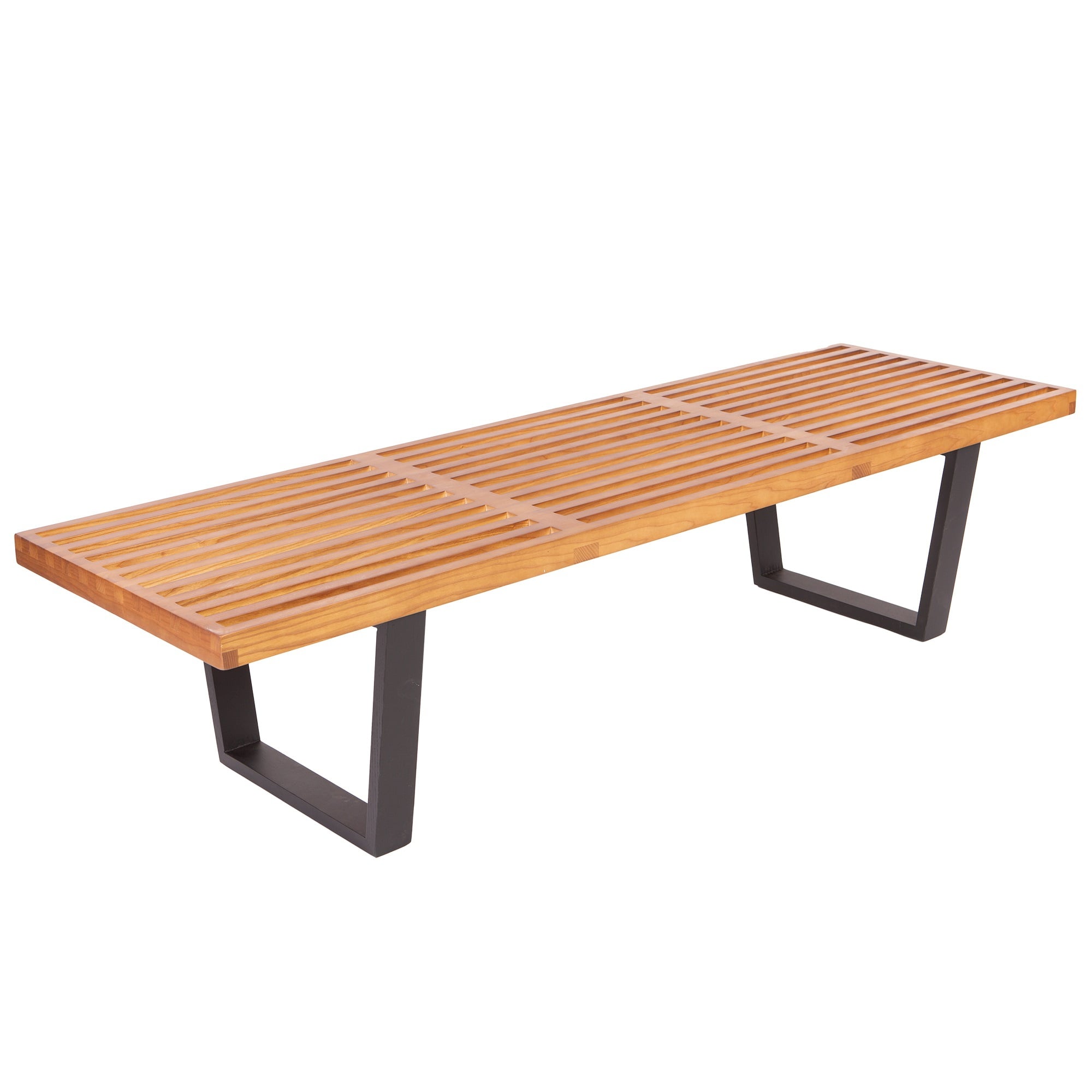 George Nelson style, Bench Nelson Bench Walnut 152cm