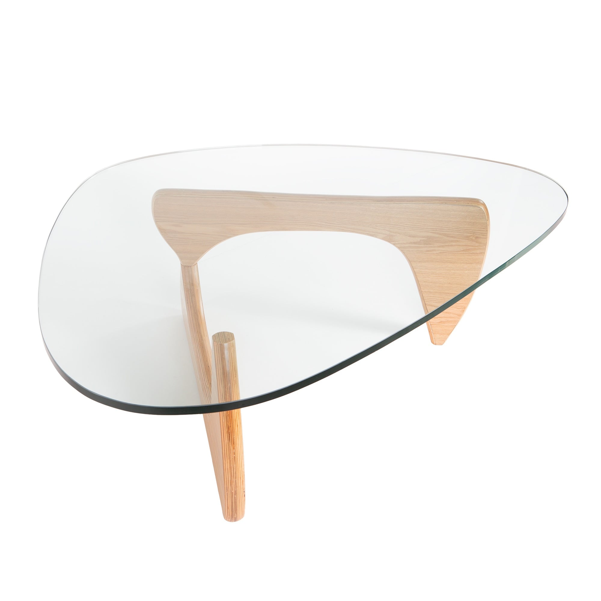 Isamu Noguchi style, Coffee table Noguchi table oak