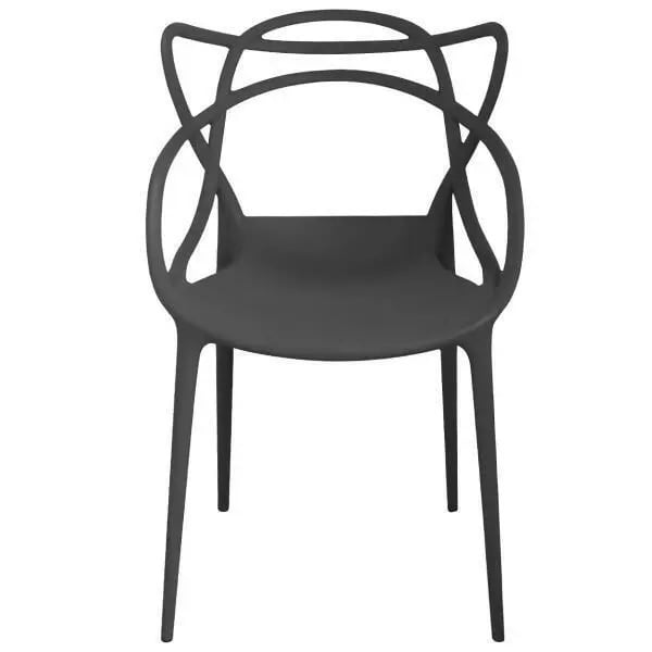 Cantarutti style, Dining chair Snake PP black