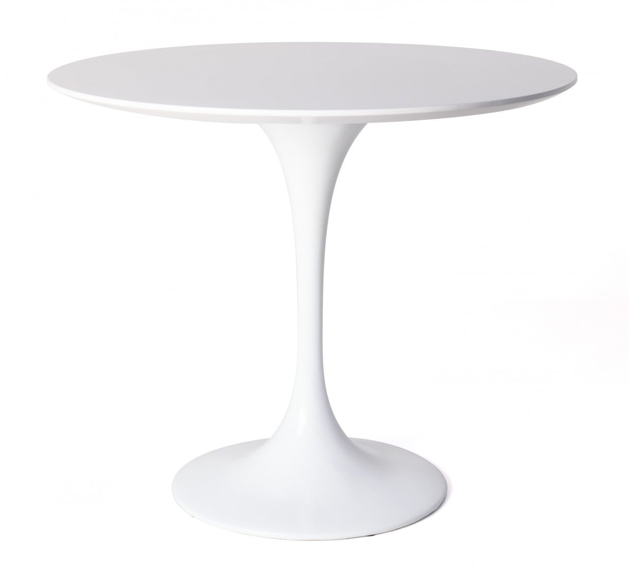 Eero Saarinen style, Dining table Tulip Table 80cm White (Matt)