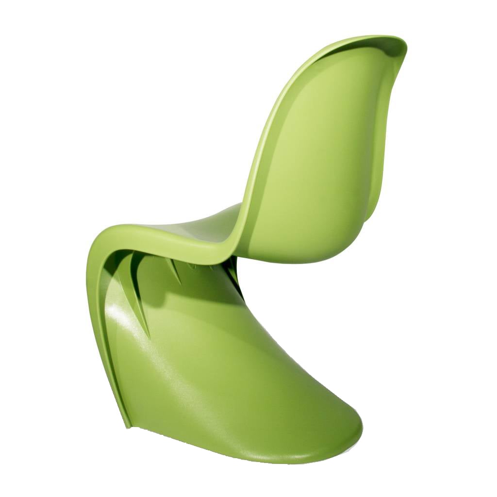 Verner Panton style, Dining chair Panton S-seat glossy Lightgreen