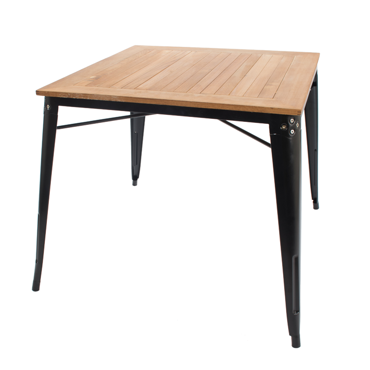 Xavier Pauchard style, Dining table Tolix style outdoor table Dining table black